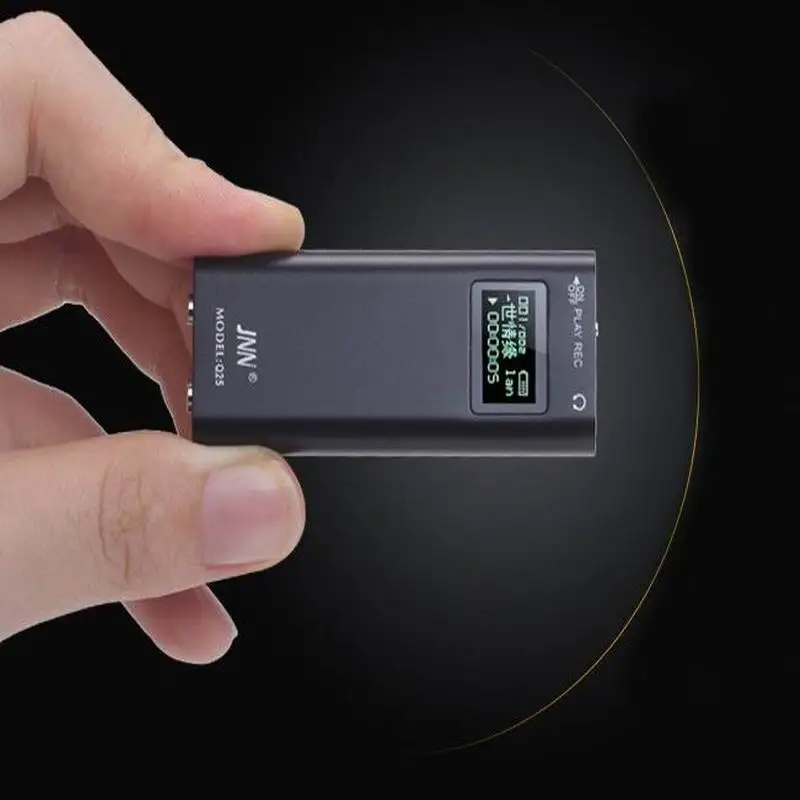 Q25 микро миниатюрный Профессиональный диктофон с шумоподавлением 8 Гб MP3 голосовой активированный цифровой диктофон