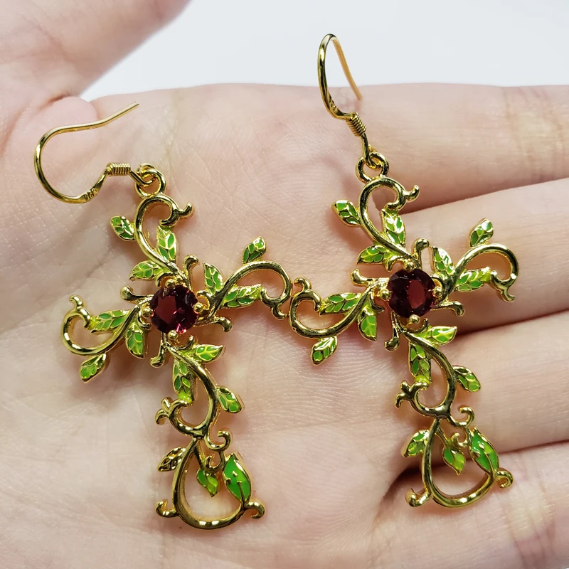 gold earrings God We Trust, ожерелье с кулоном в виде Креста для женщин, женский подарок, розовое золото, покрытое розовым цирконием, ожерелье, 18 дюймов, цепочка на шею, ювелирное изделие - Окраска металла: gold earrings
