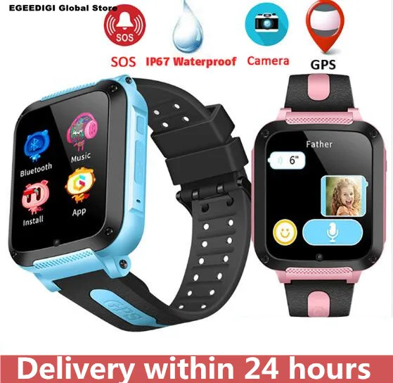 Egeedigi G3s Waterproof SmartWatch Phone Location Children Watches 2MP SOS Smart Baby Kids Smart Watch Monitor Call GPS Tracker