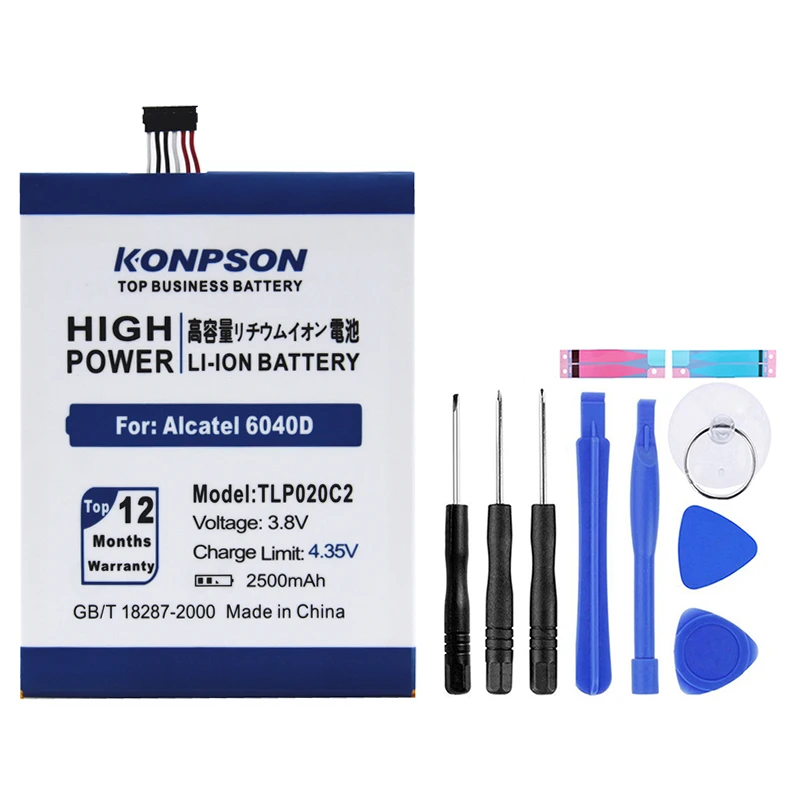 TLp020C2 Batteries Replacement For Alcatel One Touch Idol X 6040D Battery 6040X TCL idol X S950 S950T Battery (5)