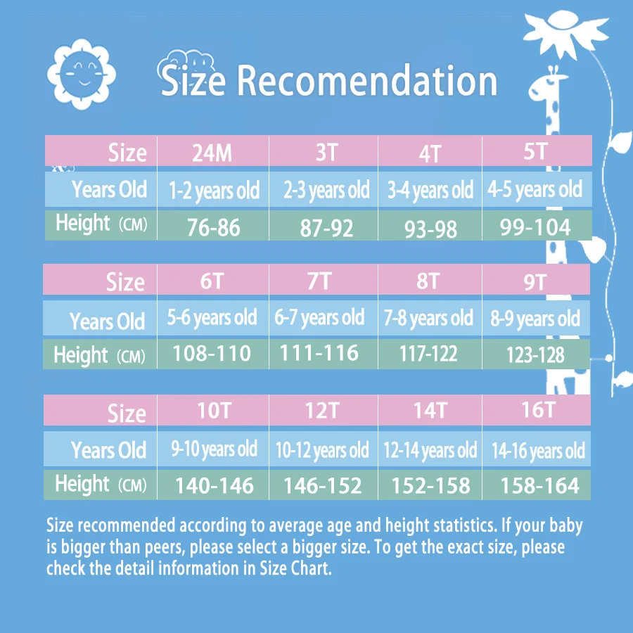 pant size for 6 year old boy