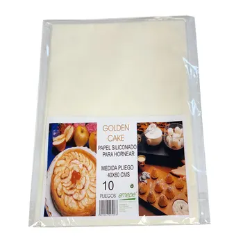 

Paper siliconized for baking