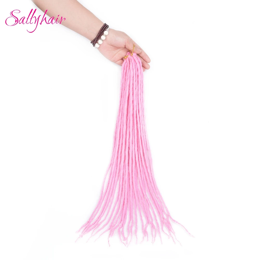 1 pack 24strands dreadlocks Crochet Braids Synthetic Hair Extensions Braiding Hair (8)