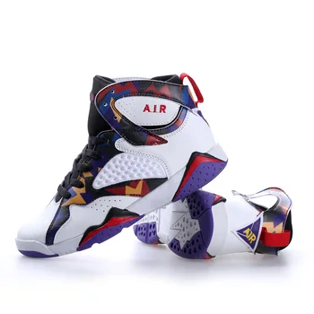 

Spring 2019 Basketball Shoes Men's Shock Absorbing Sports Shoes Men's Shoes Couple Battle Boots High Help Leisure Youth