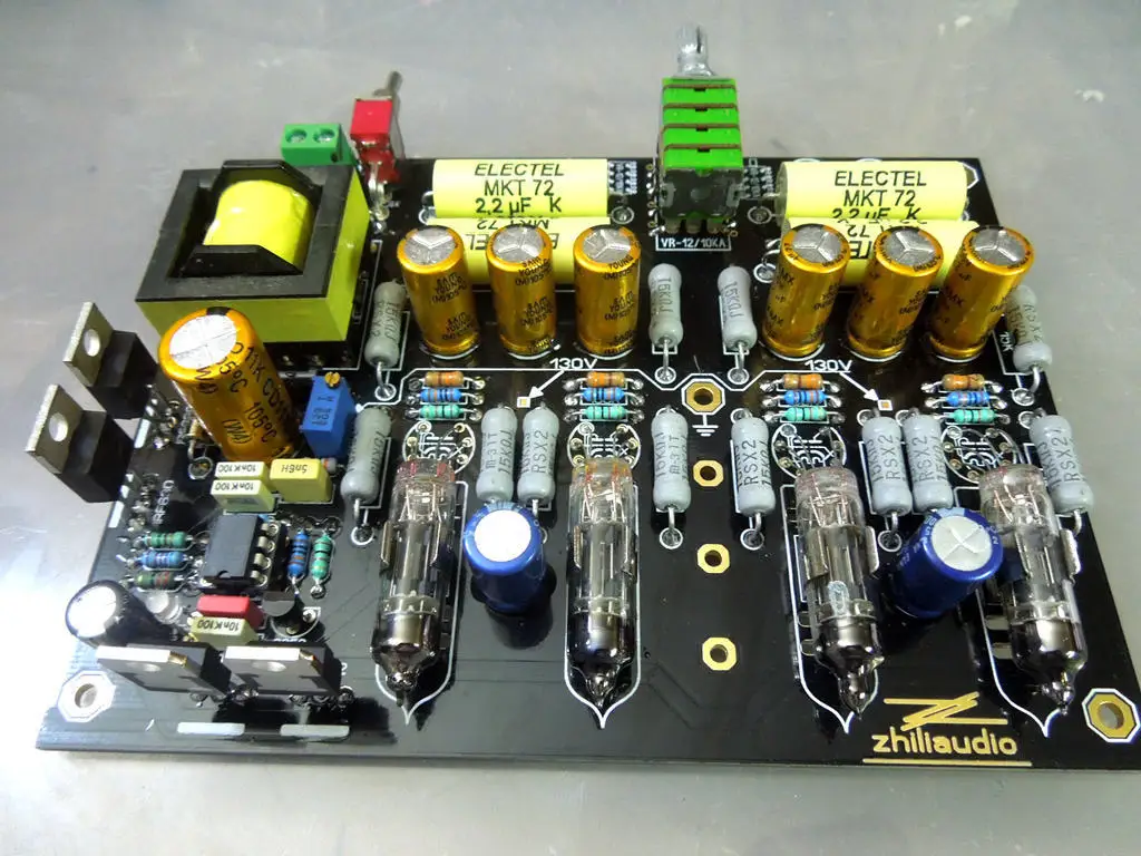 ZEROZONE батарея-питание Hifi Tube Balance Preamp/4 канала Автомобильный предусилитель L11-9