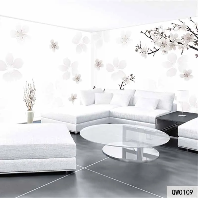 Custom 3D Print DIY Fabric &Textile Wallcoverings For Walls Cloth Plum