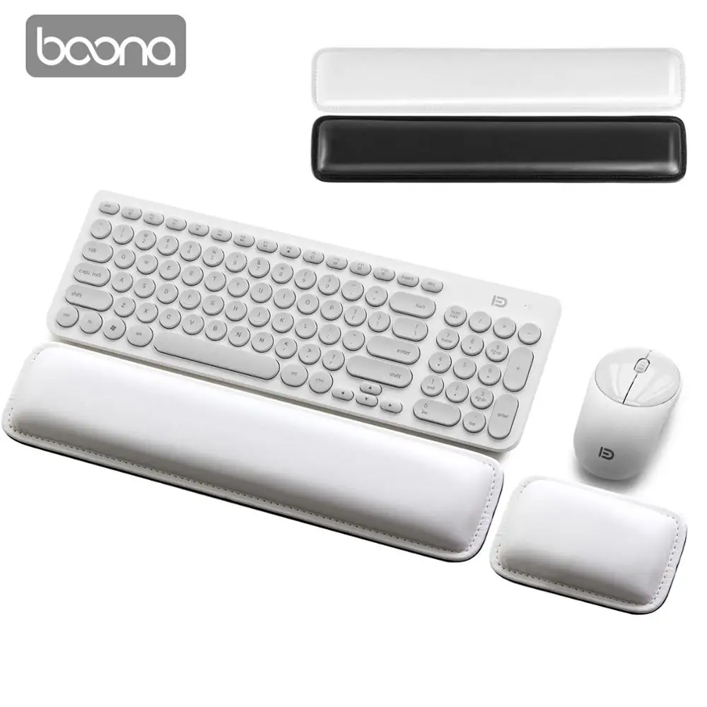 Продажа Boona Foam PU удобный легкий коврик для клавиатуры и коврик для мыши подставка для запястья поддержка для компьютера и ноутбука