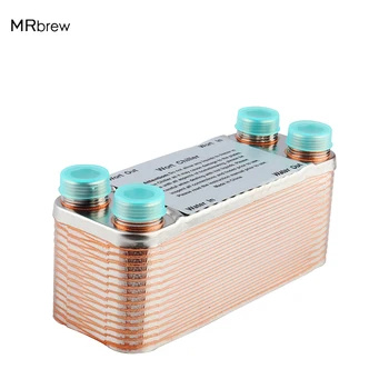 

30 Plate Chiller out Wort Draft Beer Homebrew Plate Chiller Heat Exchange, Stainless Steel 304