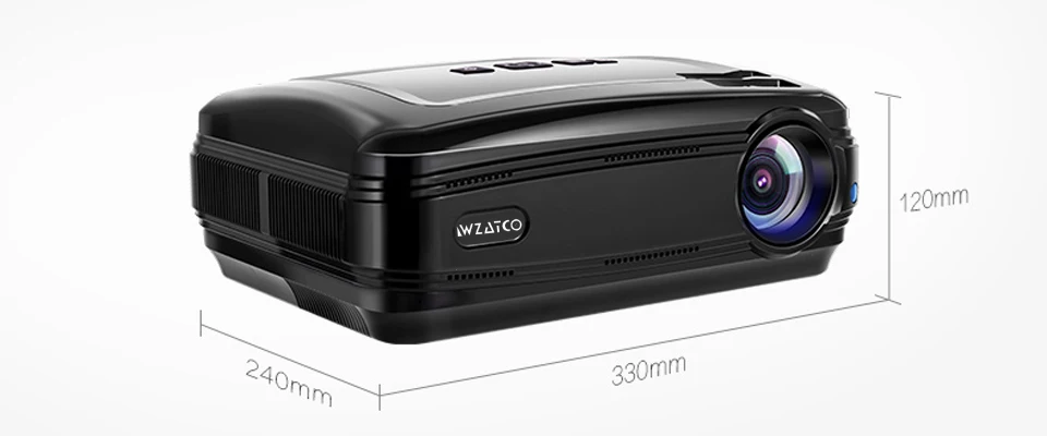 cheap projector WZATCO CTL60 5500Lumens Android 9.0 WIFI full HD Portable TV LED Projector 1080P 4K Video Game LCD Beamer for Home Cinema cheap projector