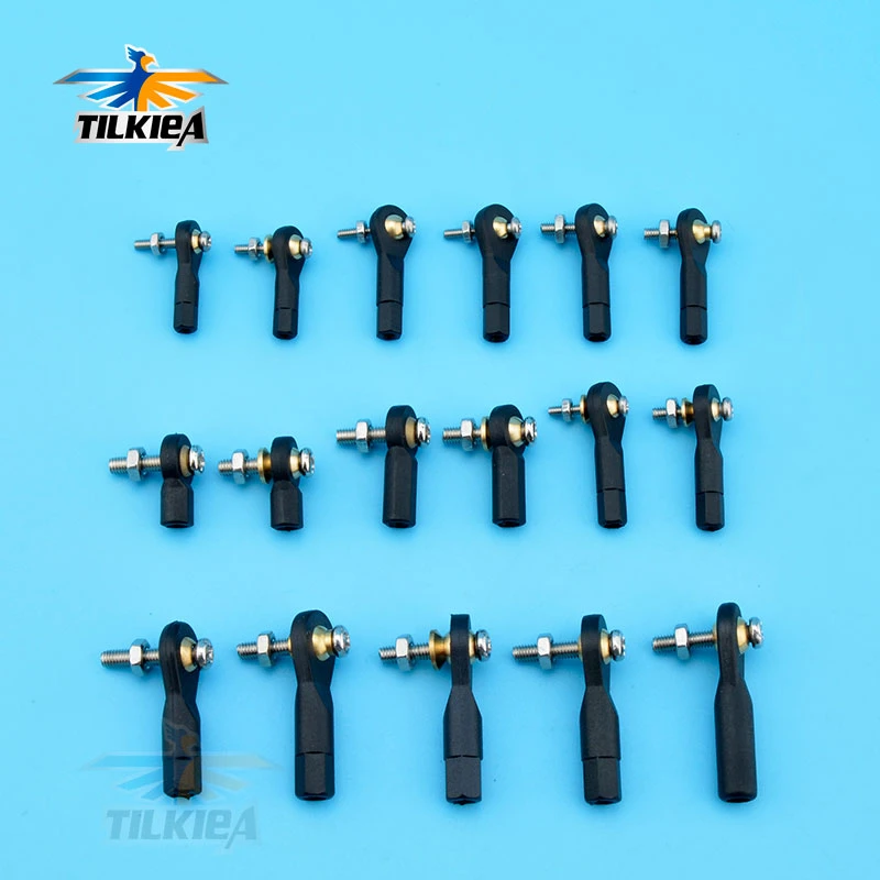 10PCS Plastic M2 M2.5 M3 Rod End / Ball End / Ball Joint with Screw for