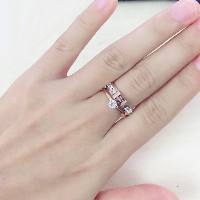 Роскошное Брендовое кольцо с надписью LOVE FOREVER AAA кубическим цирконием