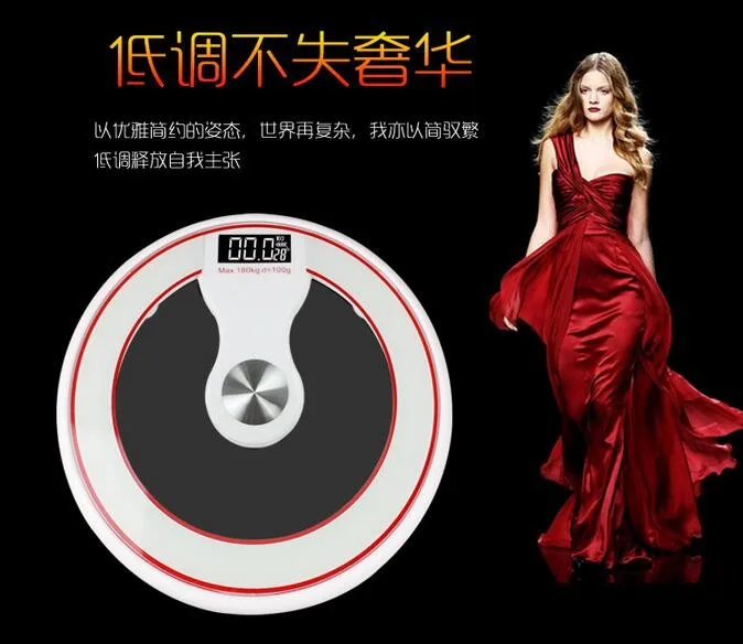 180kg Toughened glass Precision Electronic Digital Scale Glass Electronic body Weight bathroom scales Balance weighing scale