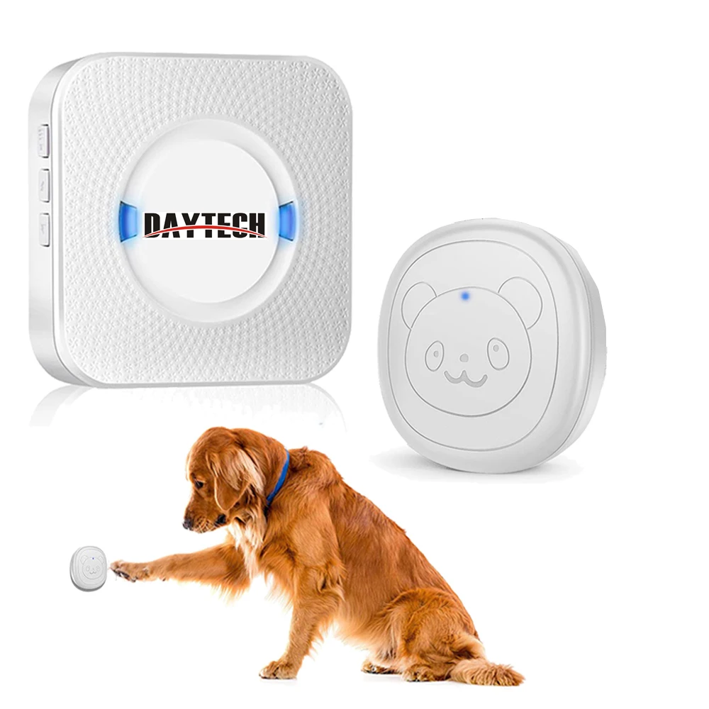 Daytech Wireless Doorbell For Pets Dog Door Bell Wireless Doggie