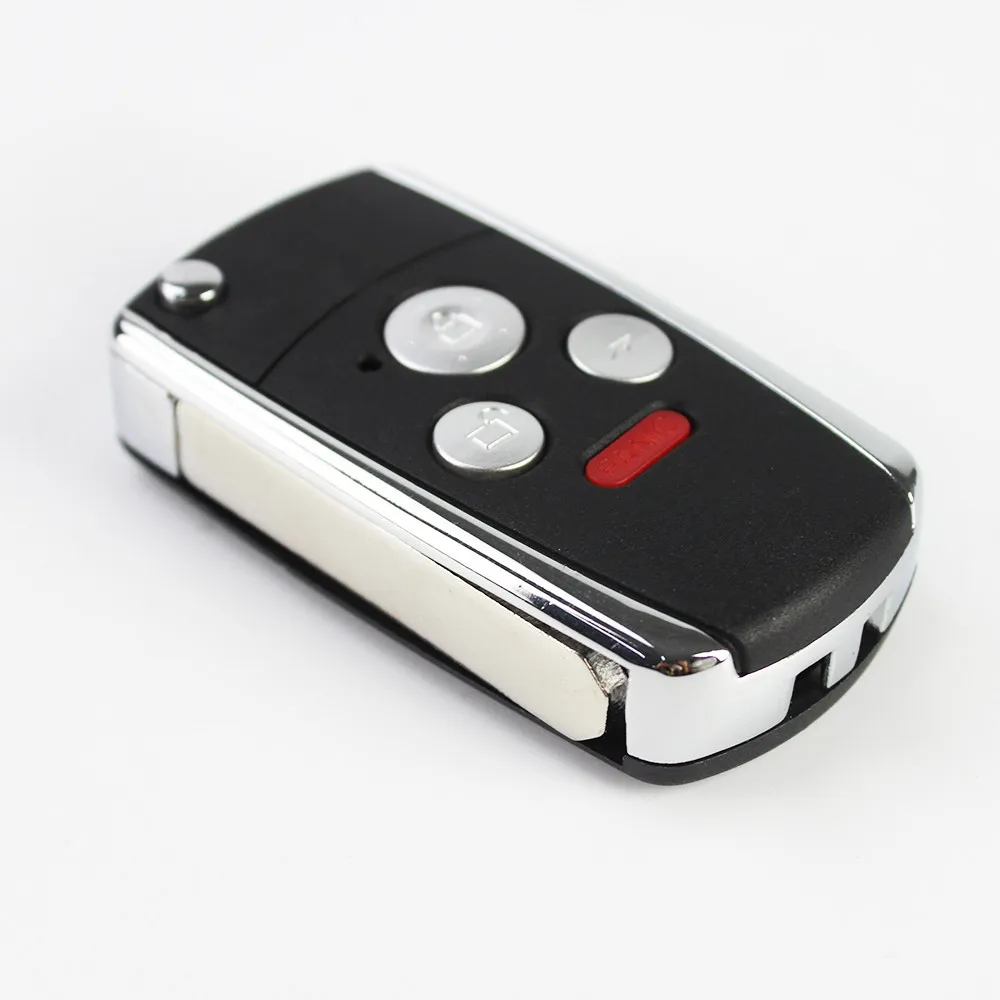 

For Honda Accord CRV EX SE Civic EX SI Hybrid 4 Buttons Flip Folding Remote Key Case Shell Key Fob Shell Case Car Key Accessory