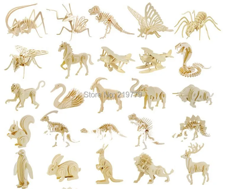 Online kopen Wholesale 3d puzzel hout uit China 3d puzzel
