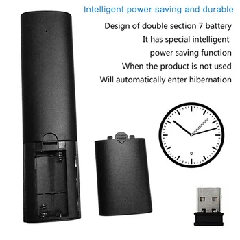 

Bluetooth/2.4GHz WIFI Voice Remote Control Air Mouse with USB Receiver for Smart TV Android Box IPTV New Arrival