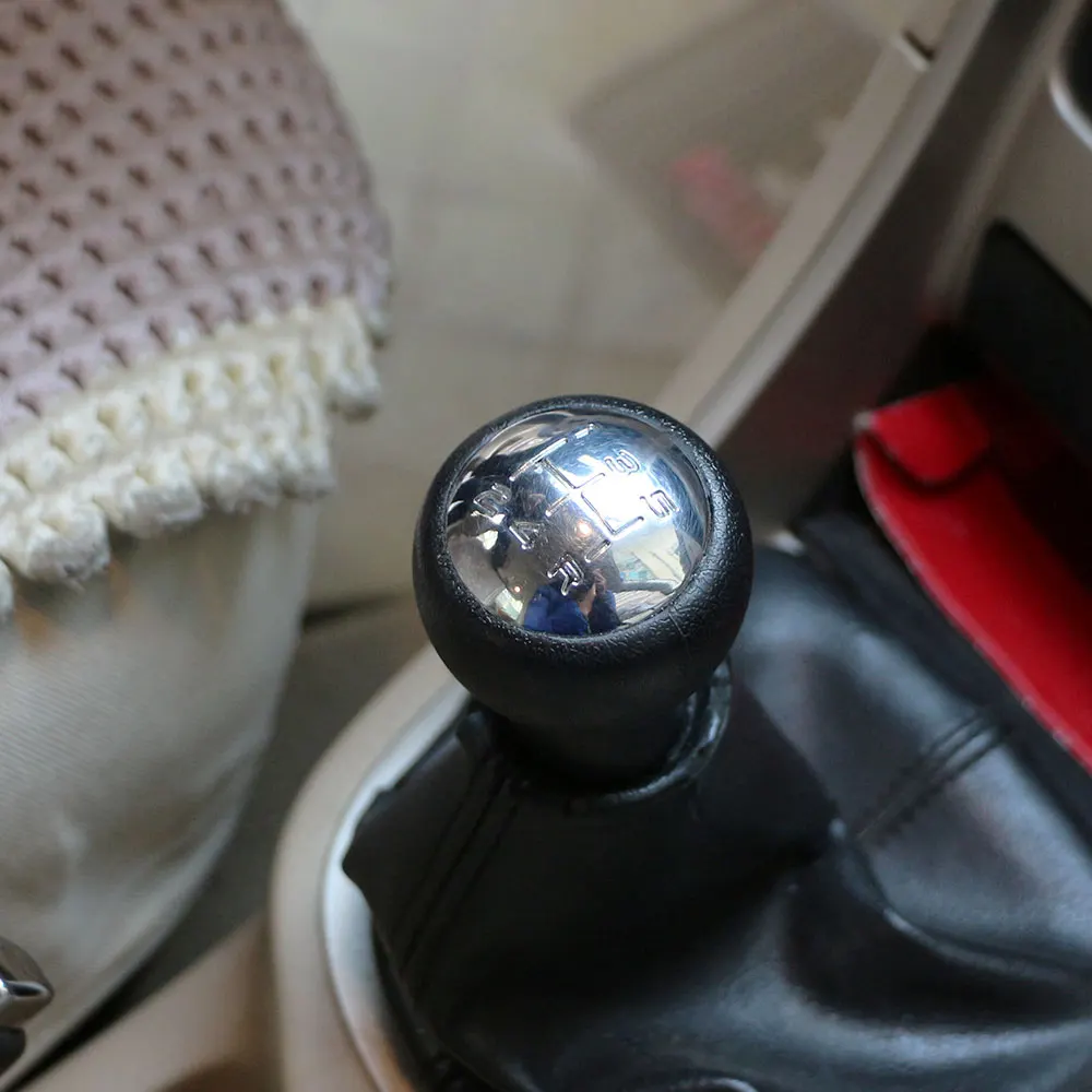 Автомобильная рукоятка для рычага переключения передач наконечник кия гандбол для peugeot 106 206 306 307 308 406 для Citroen Xsara Xantia Saxo C2 C4 Пикассо - Название цвета: Common Silver
