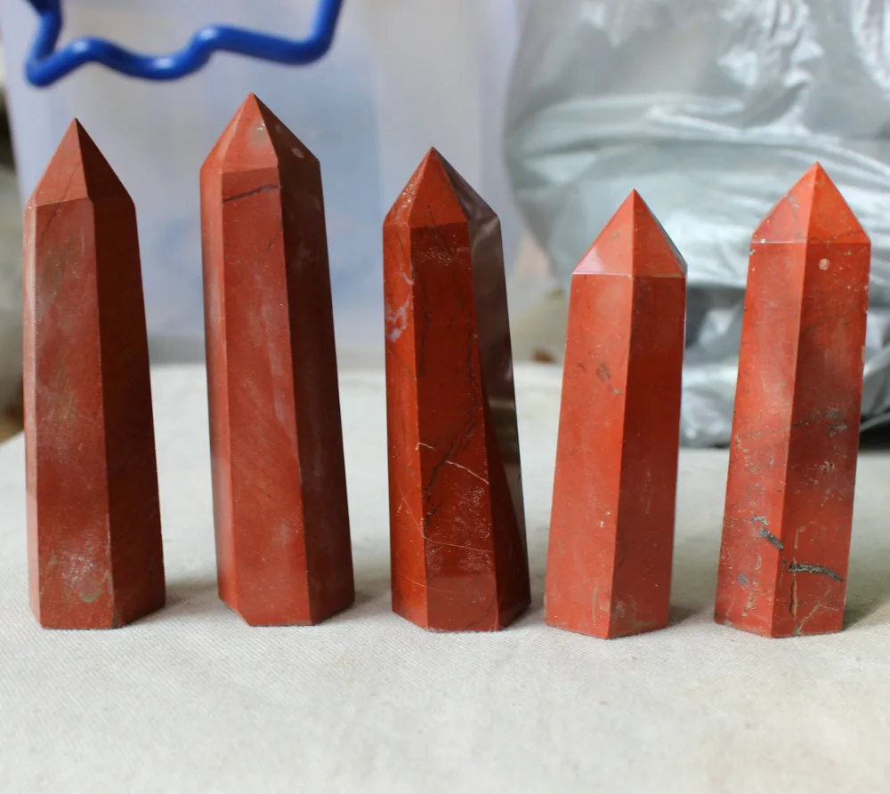 jasper Red jasper Red Jasper Point Red jasper tower crystal point Red crystal