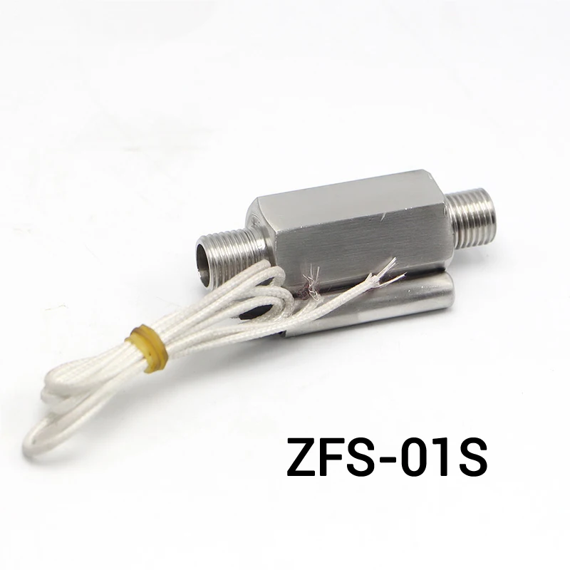 

1/2" 1/4" 3/4" 110V Male Threaded Female Threaded Stainless Steel ZFS-01S-05S Flow Switch Water Sensor