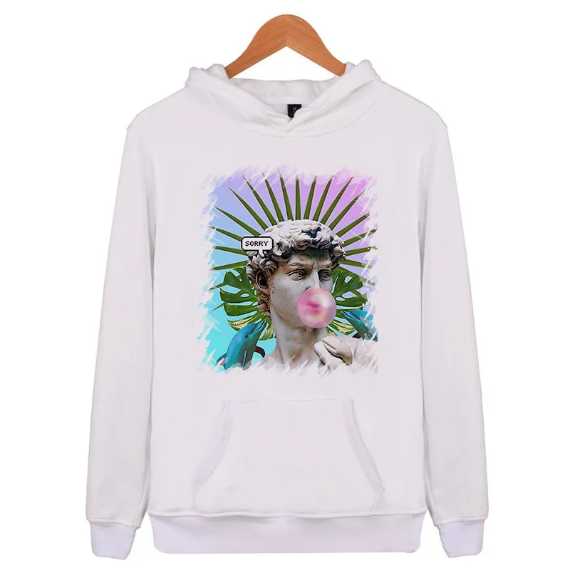 

vaporwave Aesthetic hoodies new fashion solid hoody long sleeve slim fit sweatshirts hip hop streetwear casual hoodie E4602