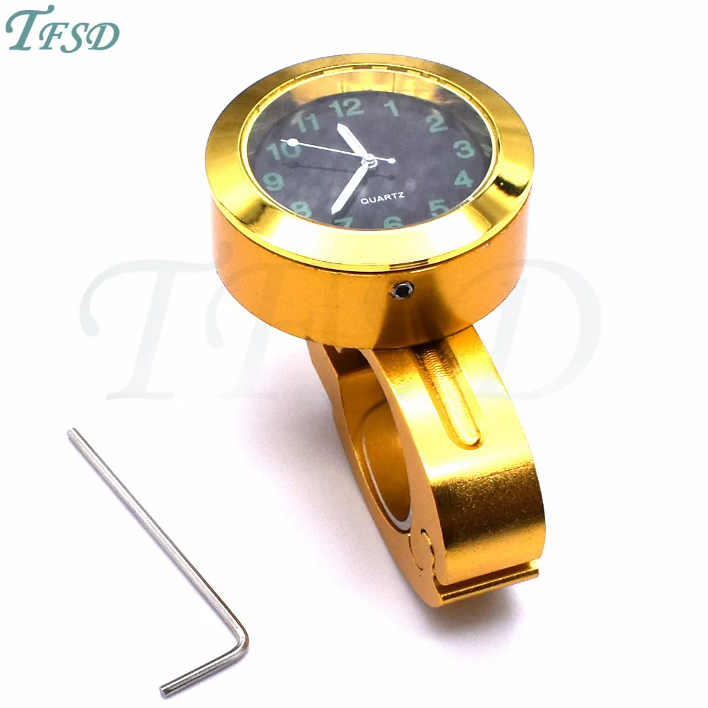 

moto Motorcbike universal modified waterproof watch clock bicycle motorcycle handlebar clock quartz watch for Suzuki GSX1250