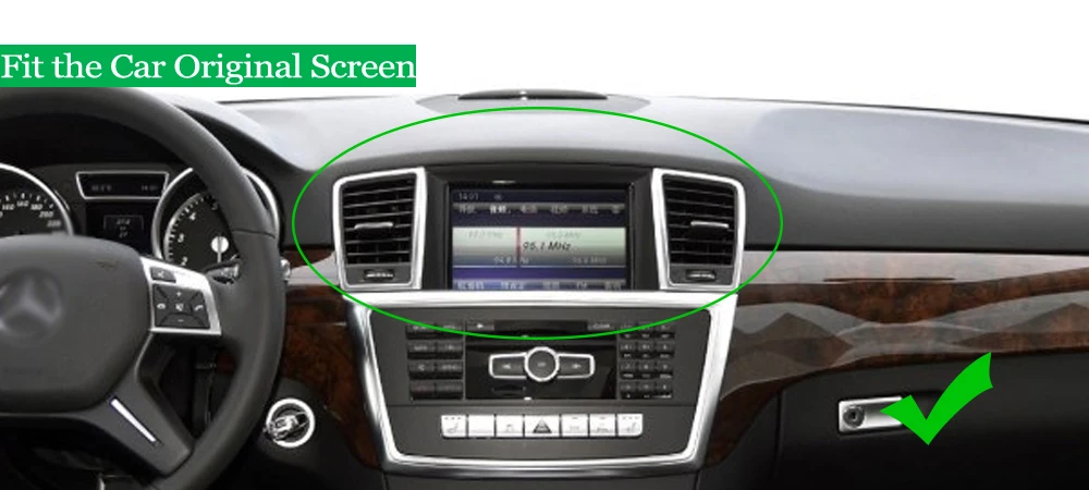 Top Car Multimedia GPS Audio Radio For Mercedes Benz ML Class W166 2012~2015 Original Style Navigation NAVI 4