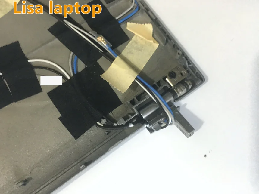 Для Dell Latitude E4310 серебро ЖК-дисплей задняя крышка в сборе с петлями-DTTXG