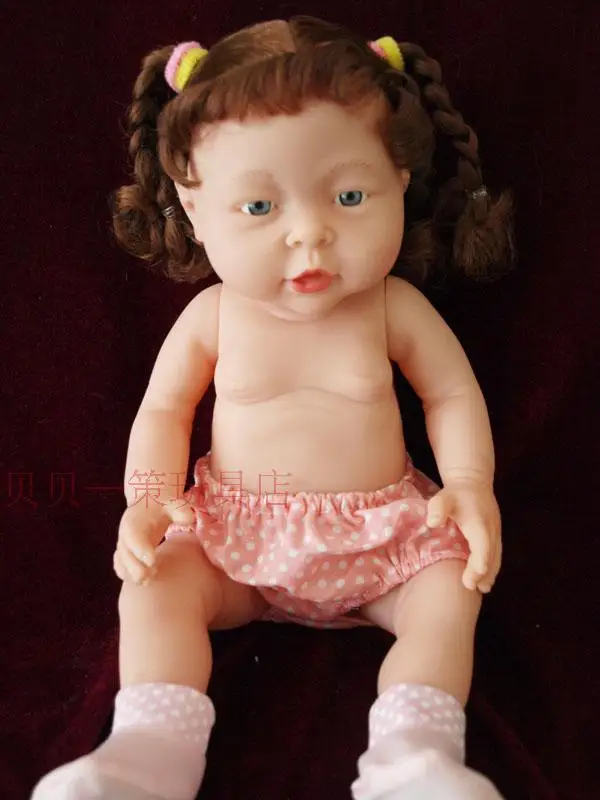 Кукла Reborn Baby мягкая виниловая силиконовая Реалистичная плетеная кукла для