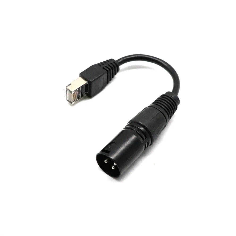 15cm Cable Adapter RJ45 to XLR 3 Pin Male by SIRS-E DMX-CON Controller  (3)