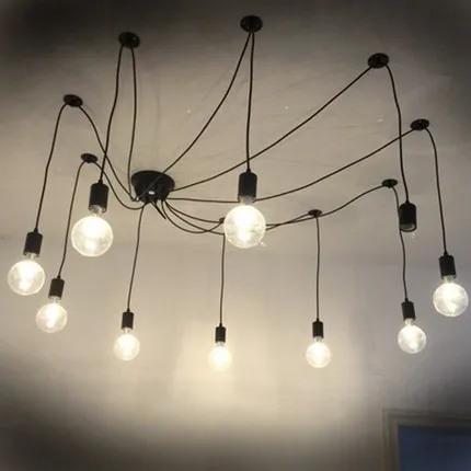 Modern Restaurant Lighting Multiple Arms Edison Led Bulb Pendant Modern Restaurant Lighting Multiple Arms Edison Led Bulb Pendant Chandelier Vintage Loft Bar Bedroom Art Lamp In Lights From