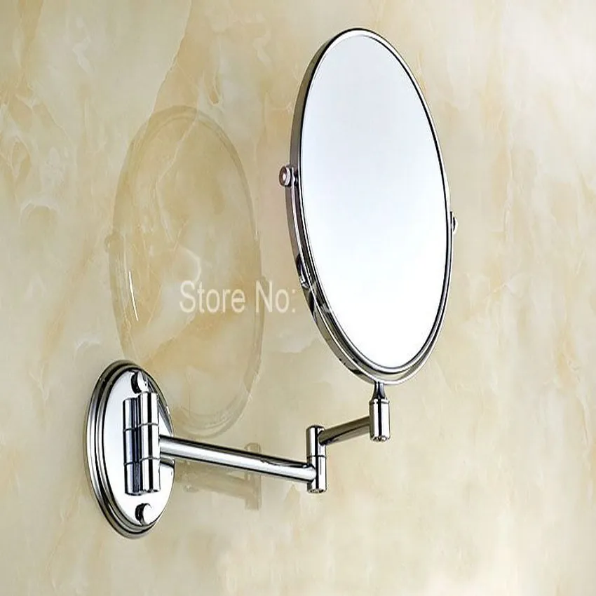 Hotel Bathroom Accessory Polished Chrome Brass 8" Wall Mount Swing Arm