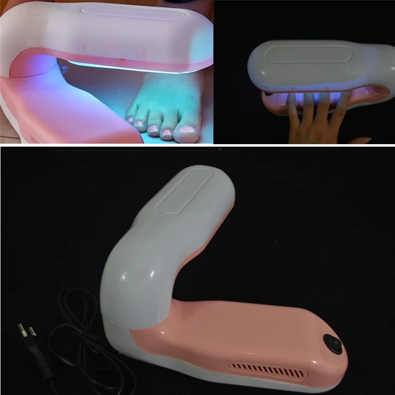 

High Quality 9W UV Lamp 220V EU Plug Rotatable Nail Lamp for Foot Professional Gel Nail Dryer Curing Light Nail Art tools