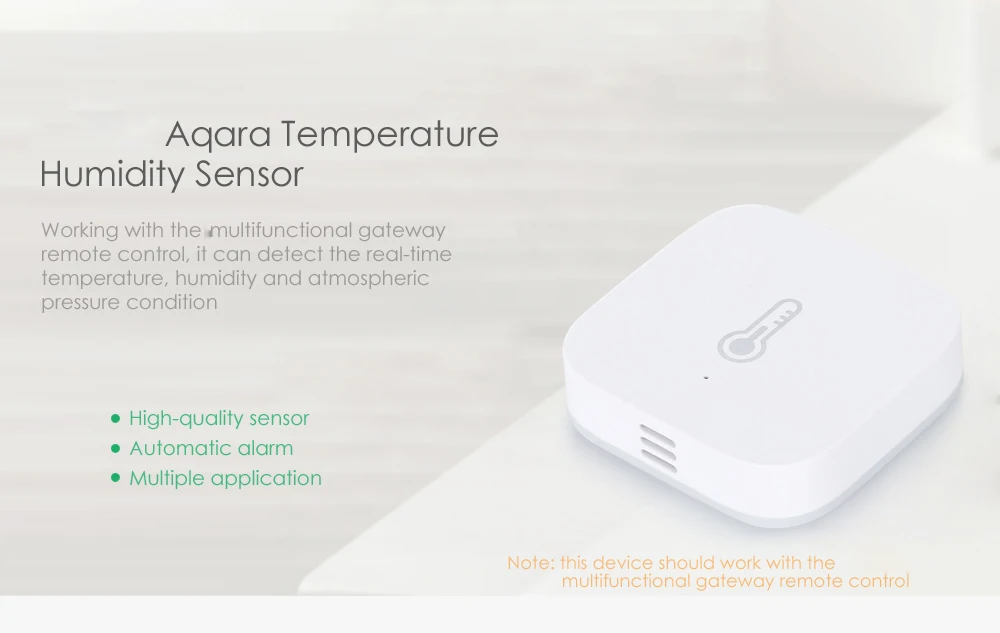 Xiaomi Mijia Aqara датчик температуры и влажности окружающей среды давление воздуха умный дом Zigbee Беспроводное управление через Mihome шлюз