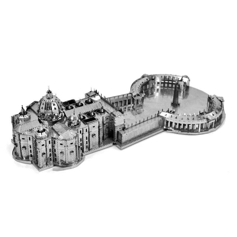 Новинка 2019 3d металлическая головоломка модель atlantis отель/собора Святого