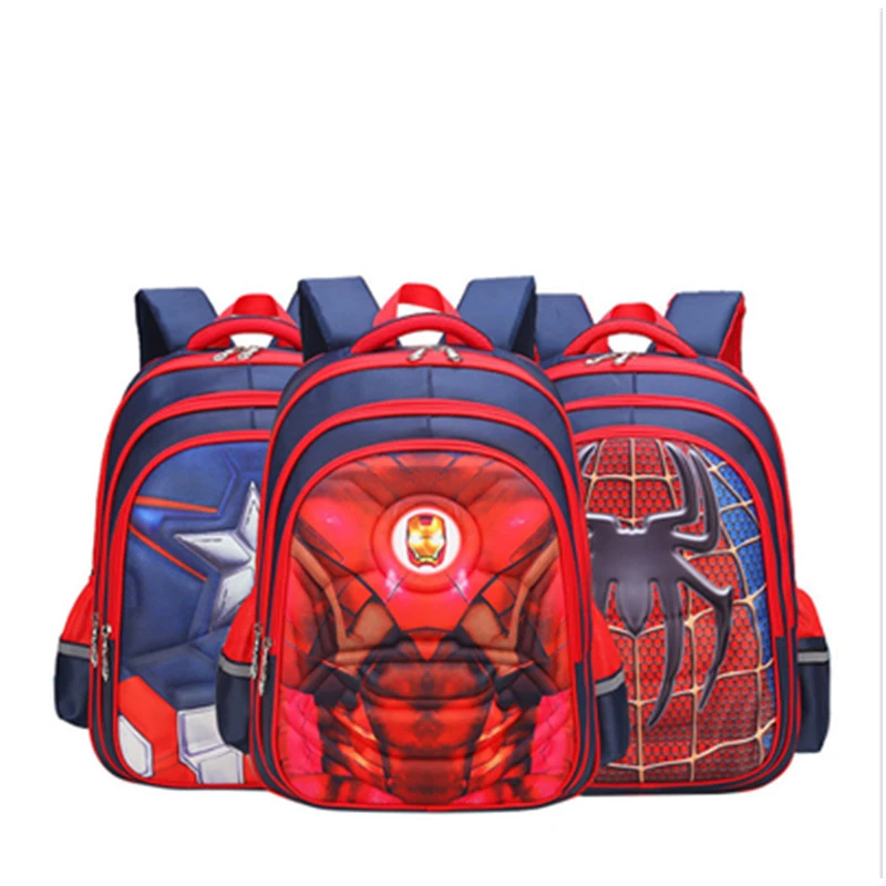 

New EVA 3D Cartoon children school bags Boy Cool Super hero Backpack Suitable for 6-12 years old kids bag Gift bag schoolbag