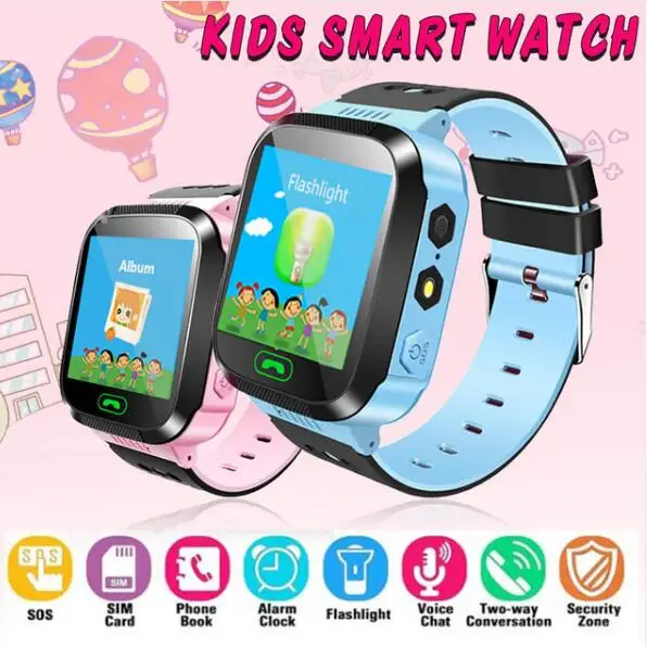 Slimy Q02 Baby Smart Watch Phone 2G SOS Call Camera Touch Screen Lighting Smartwatch Kids LBS Location for Android IOS Phone