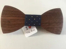 Wood bow tie for wedding party