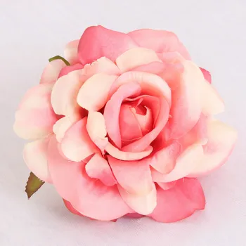 

16 pcs/lot Simulation classic rose heads silk flowers wedding decoration arch diy fake flower wall home decoration accessories
