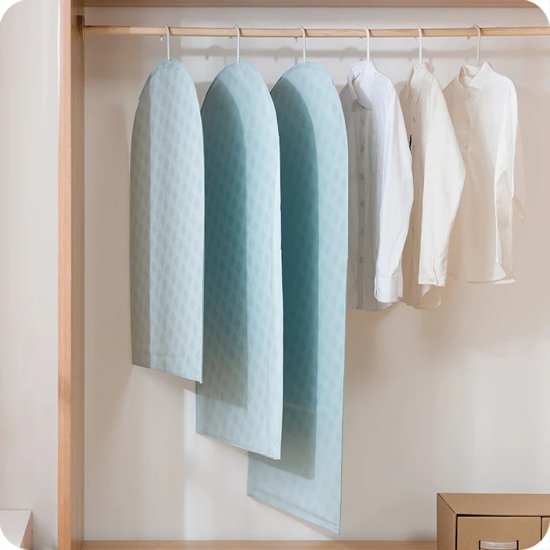 

Cover Protector Wardrobe Storage Bag Case For Clothes Trench Coat Dress Garment Suit Coat Dust Cover Fur coat storage bag 67005