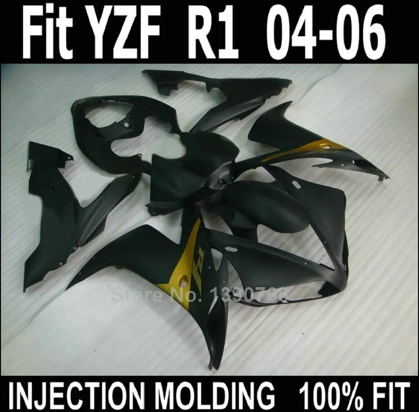 Обтекатели из АБС-пластика для Yamaha литые под давлением YZF R1 2004 2005 2006 комплект