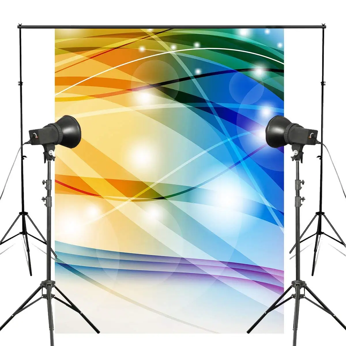 

150x220cm Shining Line Photography Background Colorful Backdrops Abstract art Photography Studio Props