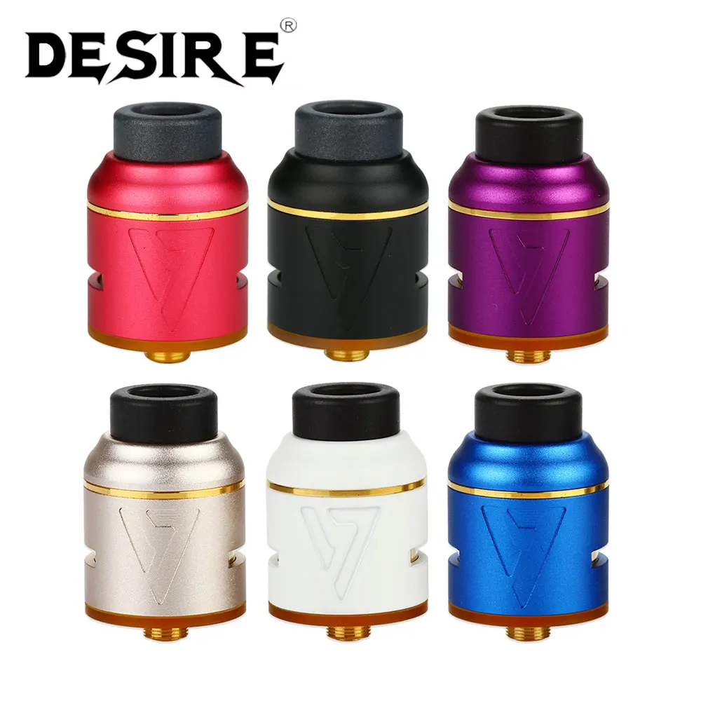 

Clearance Desire Mad Dog RDA/RDTA Version 2 Tank 24mm Diameter with Bottom Feeder Pin for Squonk MODs Electronic Cigarette Tank