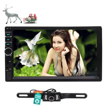 

EinCar MP5 Player Double 2 Din Bluetooth Car Stereo Audio Multimedia Video FM Radio Unit with 7 inch Touch Screen NO dvd Player