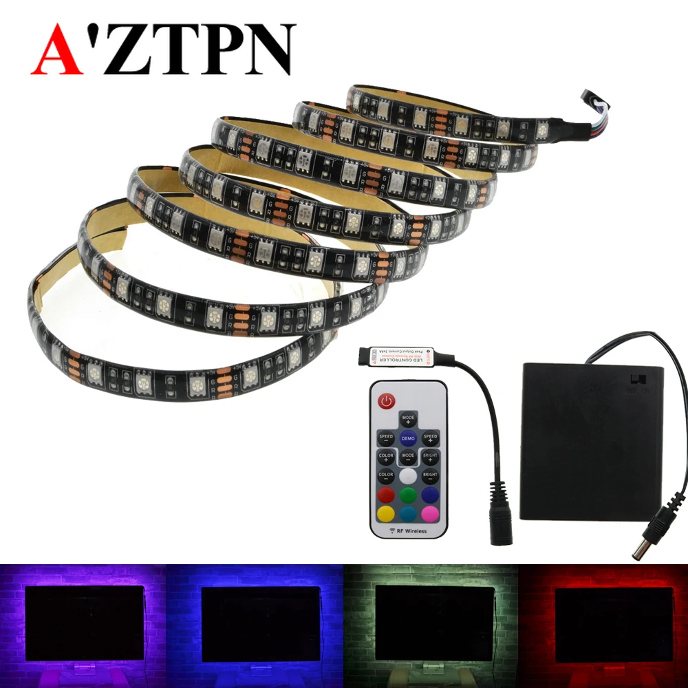 

USB LED Strip DC5V 5050/2835 RGB Flexible LED Light DC5V RGB Color Changeable TV Background Lighting
