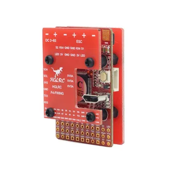 

HGLRC F4 WING Flight Controller 20x20 2-8S BEC 6V For FPV Racing RC Quadcopter Drone Quadcopter Multi Rotor a612