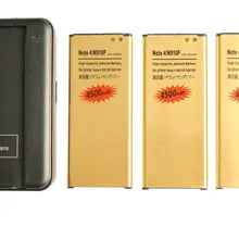 3x4500 мАч eb-bn910bbe Золото Замена Батарея+ стены Зарядное устройство для Samsung Galaxy Note IV Note 4 n910f N910H n910s n910u n910l