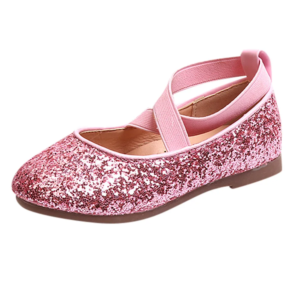Обувь принцессы с блестками для девочек; Танцевальная обувь для детей; вечерние туфли на день рождения; Повседневная Свадебная обувь;# XTN