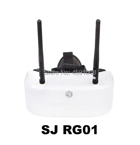 SJ RG01 5,8G 48CH двойные дисплеи разнообразие видео с видом от первого лица очки w/3,7 V 1500 mAh батарея DVR для RC гоночного дрона мульти ротора частей
