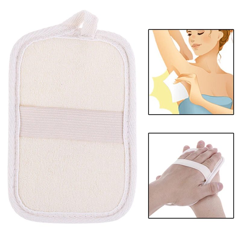 Natural Loofah Sponge Shower Bath Gloves Exfoliating Wash Skin Spa Massage Scrub Washing Soft Pad 1pc
