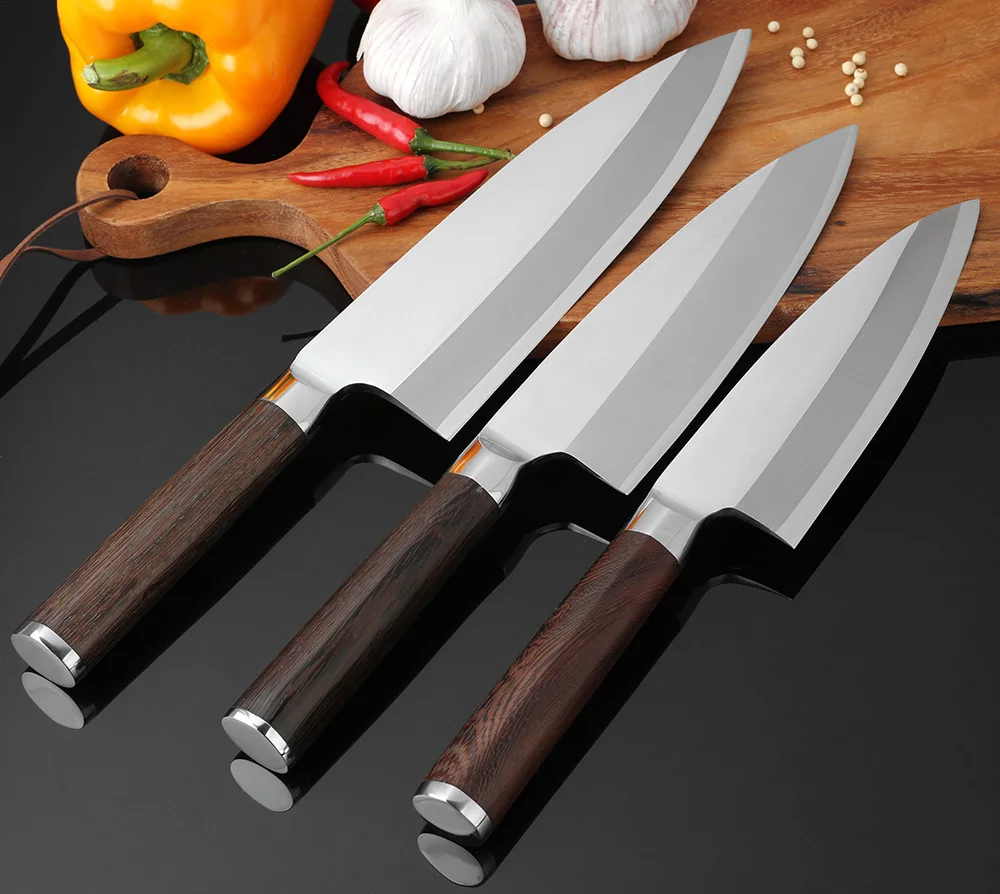 XITUO кухонный нож сырой рыбы филе лосося из нержавеющей стали Япония Santoku поварские ножи Кливер обвалки ножи хорошее качество подарок